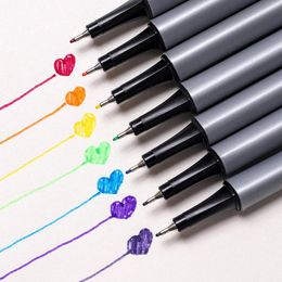 Markers 24/72/108 Colours Professional Fineliner Marker Pen Set 0.4mm Felt Tips Pen With Iron box Sketching Drawing Markers Art Supplies