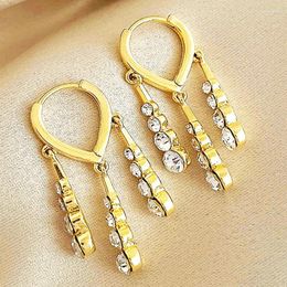 Hoop Earrings 14K Gold Plated Love Earring Women Pendant Cartilage Spiral Earlobe Stud Pierced Tessellation Jewellery Pendants