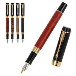 Pens Jinhao 100 Mini Fountain Pen Wood Grain Series Arrow Clip Iridium Nib for Business Office Writing Gift Pens