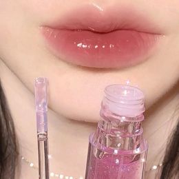 Lip Gloss 1PC Mirror Water High Transparent Glass Oil Waterproof Long Lasting Shiny Jelly Glaze Makeup Cosmetics