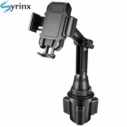 2022 New Adjustable Gooseneck Car Water Cup Holder Cellphone Mount Sucker Stand Cradle Mobile Phone Tablet Car Holder Support