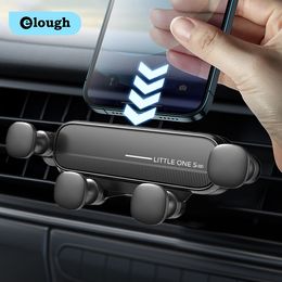 Elough Gravity Car Phone Holder Stand Smartphone GPS Mount Supports For iPhone 13 12 Xiaomi Samsung Huawei Cell Car Holder