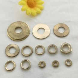 Lamp Holders Pure Brass Flower Nut Round Meson Light Holder Hexagon Fixing Connecting Accessories Manufacturer DIY Screw
