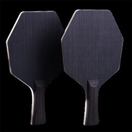 Table Tennis Raquets Cybershape Hexagon Pure Wood Bony Material Blade 5 Layers Popla Racket For Trainning 230627