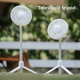 1pc, Mini USB 2023 Desktop Fan, Portable Rechargeable USB Tripod Fan, Mini Ceiling Fan With Remote Control, Outdoor Camping Fan, Stand For Separate Packaging