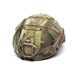 Tactical Helmets FAST Series FMA Camouflage Helmet Camouflage Cap cover Tactical helmet modification accessory CP Scorpion Camouflage helmet coveHKD230628