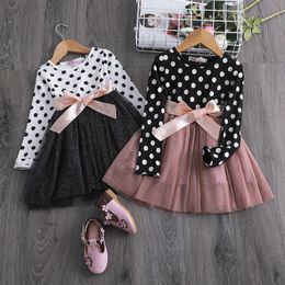 New Arrival Latest Design Baby Girl Dress Spring Fall Kids Dresses Casual Princess Dress Baby Girl Clothing