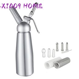 Baking Pastry Tools 500 1000ml Pure Aluminum Cream Gun Chantilly Siphon Whipped Dispenser Foaming Kitchen Accessories Nozzle 230627