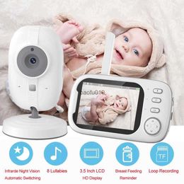 3.5 Inch LCD Baby Monitor with 720P Camera Wireless Protection Detection Smart Nanny Cam Electronic Babyphone Cry Babies Feeding L230619