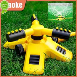 New 1pcs Garden Agriculture Adjustable 360 Degree Rotary Sprinklers Automatic Lawn Sprinkler Lawn Watering Nozzles Irrigation Device