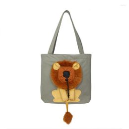 Cat Carriers Pet Bags Small Lion-shaped Window Convenient Outside Pets Handbag The Environment Can Make Feel At Ease.