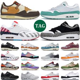 Männer Frauen Laufschuhe 1s Watermelon Patta Noise Aqua Blueprint Rush Maroon Obsidian Elephant Herren Trainer Turnschuhe