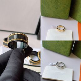 Fashionable And Exquisite Wedding Ring Popular Designer Ring 18k Gold Plated Classic Quality Jewellery Accessories Selected Lovers Gifts For Women Y23156