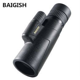 Telescope Binoculars Baigish 10-30x42 High Zoom Monocular Military Tescope BAK4 Prism Binoculars Big Eyepiece ns Spotting Scope for Hunting HKD230627