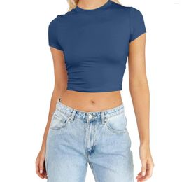 Women's T Shirts Womens Summer Short Sleeve Cute Crop Tops Dress Blouses For Women Casual 4x Oversized V Neck