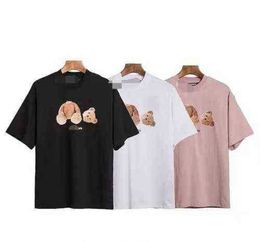 T shirt Correct Palmangel Beheaded Bear High Collar Street Round Neck shirt All kinds of fashion