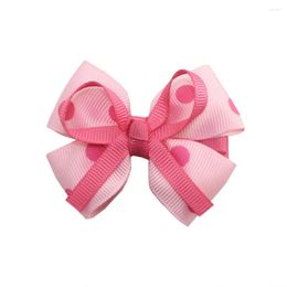 Hair Accessories Multicolor Cute Baby Girls Bow Headwear Polka Dot Ribbon Clip