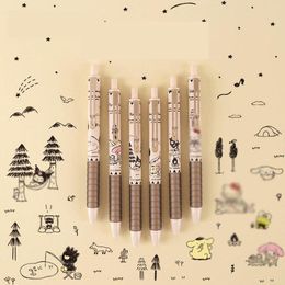 Pens 36 pcs/lot Kawaii Forest Dog Cat Press Gel Pen Cute 0.5mm Black Ink Neutral Pens Stationery Gift Office School Supply wholesale