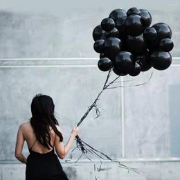 Party Decoration 100 Pcs Black Style Latex Balloons Wedding Decorations Baby Shower Matte Helium Globos Birthday Adult