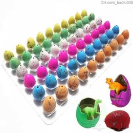 Novelty Games 60pcslot Novelty Gag Toys Children Toys Cute Magic Hatching GrowinAnimal Dinosaur Eggs For Kids Educational Toys Gifts Z230629