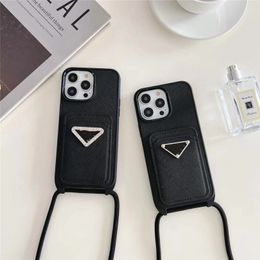 Fashion Paris Show Designer Phone Cases for iPhone 15 15pro 14promax 14pro 14 13promax 13pro 13 12 12pro 12promax Leather Print Card Pocket Luxury Cellphone Cover