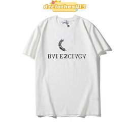 Mens BB T Shirts Women Designers T-shirts Polos Tops Man S Casual Chest Letter Shirt Luxurys Clothing Street Shorts Sleeve Clothes Tshirts