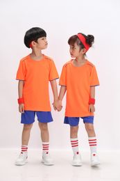 Breathable Quick-Drying Childrens Football Uniforms Suit Childrens Clothing Customization Training Wear Group Buying Competition Primary and