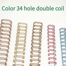 Spines 3 1 Metal YO Double Coil Calendar Binding Coil Notebook Spring Book Ring Wire O Binding A4 Binders Double Wire Binding