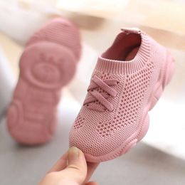 Sneakers Baby Sneakers Summer Fashion Children Flat Shoes Infant Kids Baby Girls Boys Solid Mesh Breathable Sport Running Sneakers 230627