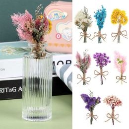 Dried Flowers Pcs Mini Don't Forget Me Flower Bouquets DIY Craft Photo Props Wedding Invitation Card Decoration Valentine's Day Gift Box Dec