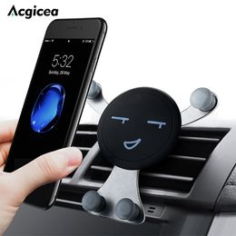 Car Holder For Phone Air Vent Clip Mount Mobile Cell Gravity Stand Smartphone GPS Support For iPhone 13 12 Xiaomi Samsung Huawei