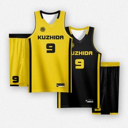 Basketball Uniform Set for Children's Men and Women's Games Sports Quick Drying Team Kit Children's Training Camp Personalised Printed