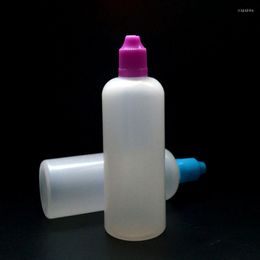 Storage Bottles 20pcs 120ml Empty Plastic Dropper Bottle With Childproof Cap E Liquid Soft PE