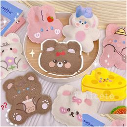 Other Event Party Supplies Winter Warm Furry Hand Warmer Cute Cartoon Water Bag Portable Water-Injection Heat Water-Bag Anti-Scald Dhc9N