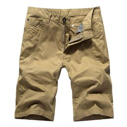 Men's Shorts Summer Cargo Men Casual Cotton Short Pants Army Military Trousers Pockets Bermuda Masculina 2944 230627