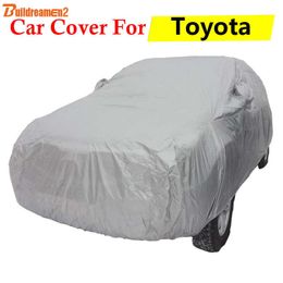 Covers Buildreamen2 Car Automotive AntiUV Sun Snow Rain Scratch Protector Cover For Toyota 4Runner Avensis Aygo TacomaHKD230628