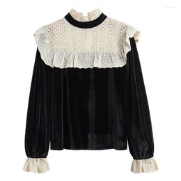 Women's Blouses Winter Clothes For Women Womens Tops And Vintage Blusas Kimono Women's Shirt Tunic Ropa Mujer Camisas Lace Top