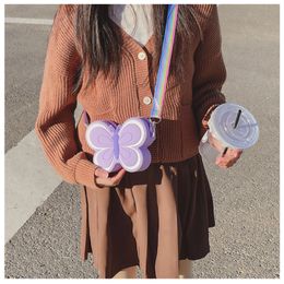 Handbags Kids Mini Purse Cute Butterfly Crossbody Bags for Baby Girls Coin Pouch Kawaii Toddler Small Wallet Clutch Bag 230628