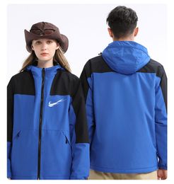 Mens dunks Jaquetas de grife Masculino Streetwear Windbreakers esportes à prova d'água com zíper moletons camiseta Jaqueta Casaco amantes Roupas de marca jaqueta de montanhismo