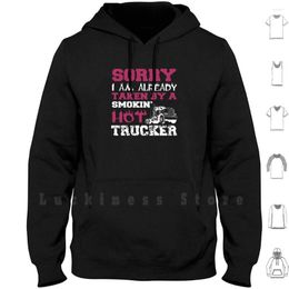 Men's Hoodies Truck Driver Job Profession Funny Atlanta Trucker Truckman