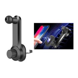 Car Phone Holder Magnetic Car Air Vent Clip 17mm Ball Head Universal Magnet Support Gravity Stand Bracket GPS Car Mount Holders