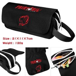 Bags Anime Fairy Tail Handerbag Large Capacity Pencil Case Oxford Canvas Pencil Box School Office Pen Bag