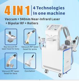 High quality slimming Cellulite Removal Body Massage Weight Loss Machine Vacuum Roller vacuum RF roller cavitation sculpting skin tightening machine