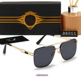 2023 Men Vintage Pilot Sunglasses square Women's Sun glasses Fashion Designer Shades Luxury Golden Frame UV400 Gradient LXN EVO DITA QQ62