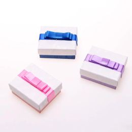 Wholesale 3 Colors Gift Boxes for Christmas Jewelry Case Jewelry Display Bag Storage Container Wedding Party Decorations