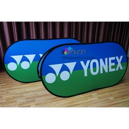 Exhibition Outdoor Trade show advertising promotional golf sport event Custom print folding Horizontal POP UP A Frame Banners