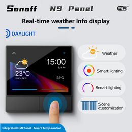 Control SONOFF NSPanel Smart Scene Wall Switch Wifi Smart Thermostat Display Switch Smart Home AllinOne Control For Alexa Google Home