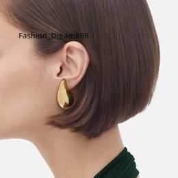 18K PVD Gold Silver Plated Chunky Big Bubble Hollow Stainless Steel Statement Hoop Earrings for Women