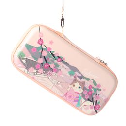 Stylus pawdiary sakura cat switch oled carrying case switch oled case switch oled carrying bag