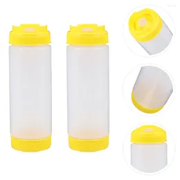 Dinnerware Sets Squeeze Sauce Bottle Ketchup Storage Condiment Catchup Dispenser Bottles Salad Dressing Clear Plastic Containers